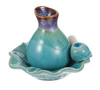 Beaupretty 1 Set set di vasi per oli essenziali distributore di olio d'oliva Arredamento della spa adornare bottiglia di profumo per salone bottiglia di profumo di olio essenziale ceramica