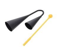 Beaupretty 1 set Strumento Musicale Percussione con Due Trombe e Bacchetta Legno Suono e Luminoso Design Elegante e Resistente per Scuole e Domestico Materiale Sicuro e