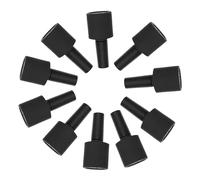 Beaupretty 10 Pezzi Bottiglia Di Smalto Per Unghie Kit Gel Per Manicure Adesivi Contenitori Vuoti Per Smalto Miscelatore Fai Da Te Portabottiglie Per Smalto Spazzola Di Nylon Black