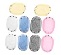 Beaupretty 10 Pezzi Di Pellicola Di Estensione Per Neonati Primi Bottoni A Pressione Per Estensori Per Body Per Neonati Cavallo Lungo Per Estensori Per Tute Per Neonati Bottoni A