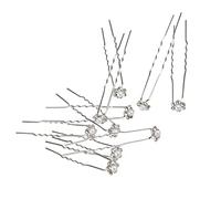 Beaupretty 10 Pezzi fermagli per con strass accessori per per clip da donna diadema per il matrimonio della sposa elegant femi jewelry fashion forcine per a forma di u