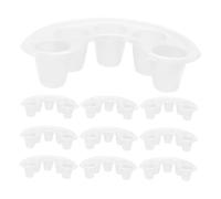 Beaupretty 10 Pezzi Nail Art Soak Off Bowls in Plastica per Manicure Ciotole per Immersione Dita Rimozione e Mani Accessori Professionali Resistenti e Facili