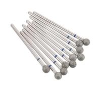 Beaupretty 10 Pezzi Punte Trapano per Unghie in Carburo Tungsteno Bit Smeriglio per Cuticole e Morta Ergonomiche per Manicure Russa Professionale in Salone e Uso Domestico