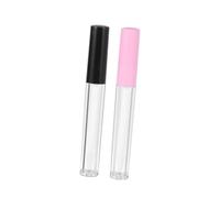 Beaupretty 10 pezzi Tubetti Lip Gloss Vuoti Trasparenti con Tappo Rosa e Nero Contenitori Compatti per Lip Glaze Olio Labbra e Tinture Portatile per Viaggi e Uso Quotidiano