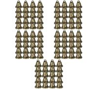 Beaupretty 100 Pezzi Campanelli Decorativi Piccoli in Ferro per Lavoretti | Ornamenti da Appendere, Facili da Infilare e Robusti, per Muro e Strada, Stile Finemente Curato