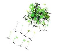 Beaupretty 100 Pezzi Clip Capelli Pianta Mini Germoglio Barrette Leggera Antiscivolo per Adulti con Design Naturale Foglia Fungo per Accessori Feste Costumi DIY