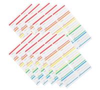 Beaupretty 100 Pezzi Etichette Autoadesive in Foglio per Contenitori Alimentari e Barattoli, Facili da Organizzare, la Cucina e L'organizzazione della Dispensa