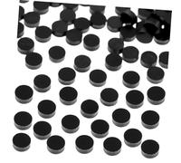 Beaupretty 100 pezzi Puntini Intarsio Tastiera Chitarra in Acrilico Nero per Riparazione e Decorazione Fretboard Ukulele Mandolino Banjo