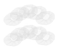 Beaupretty 100 Pezzi Rete per Chioma Monouso in Nylon Bianco 24 Pollici, Cappello Anticalvizie Sicuro per Cucina e Uso Domestico