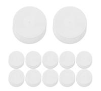 Beaupretty 100 Pezzi Tappi per Tubetti da Dentifricio in Plastica Bianco Tappi Vite con Filettatura Fine Antiperdita per Dispenser Bagno Coperture Squeeze Tube Resistenti e Riutilizzabili per