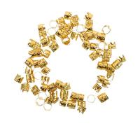 Beaupretty 100pezzi Ciondoli Per Dreadlocks Metallo Anelli Decorativi Per Intrecci Accessori Per Stile Afro Clip Leggere e Resistenti Design Sicuro e Confortevole Per Decorare Le Tue Treccine