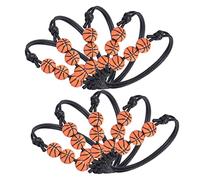 Beaupretty 10pezzi Braccialetti Decorativi Sportivi Pendenti Pallone Per Sportivi e Appassionati Basket Baseball e Idea Per Compleanni e Speciali