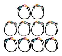 Beaupretty 10pezzi Elastici Per Capelli Colorati Resistenti Da Anelli Per Capelli Da Donna Accessori Per Per Tutti i Tipi Di Fasce Alla Moda Per Fini e Folti