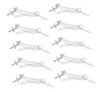 Beaupretty 10pezzi Eleganti Fermagli Per Con Ciondolo Croce Metallo Accessori Goth Per Donne Clip Per Versatili Adatte Vari Stili