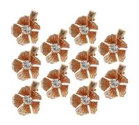 Beaupretty 10pezzi Fermagli Per Fiore Metallo Accessori Eleganti Per Acconciature Fermagli Per Piccoli Per Occasioni e Regali