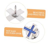 Beaupretty 10pezzi Spilla Croce Di Gesù Spilla Religiosa Cristiana Da Petto Per Prima Comunione Da Bavero Smaltata Accessorio Per Indumenti Uomo Donna Per Eventi Speciali e Preghiere in Chies