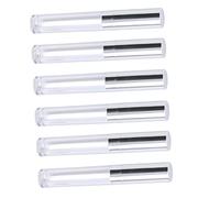 Beaupretty 10pezzi Tubetti Per Lip Gloss Da Contenitori Vuoti Con Applicatore Cosmetici Argento Per Trucco e Viaggi