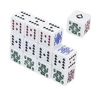 Beaupretty 12 da Poker Resistenti per Giochi e Feste Set Accessori Divertenti per Bar e Ktv
