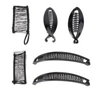 Beaupretty 12 Pcs Clip Di Pesce Pettine Set Banana Clip Di A Forma Di Pesce Tornante Banana Clip Vintage Forcine Morsetto Per Accessori Per Coda Di Cavallo