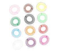 Beaupretty 12 Pezzi Di Pettine Elastico Circolare Per Parrucche in Polipropilene Antiscivolo e Flessibile Accessori Per Bambine e Donne Comodi e Pratici Per Personale e