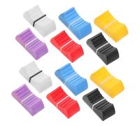 Beaupretty 12 Pezzi Manopole Console Audio Tappi Di Ricambio Push-pull Per Cursori Fader Neri 24x11x10mm Per Mixer e Consolle Illuminazione Uso Professionale