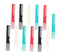 Beaupretty 12 Pezzi Pettini per Chioma Professionali in Plastico Portatile per Acconciature e Trucco, Pettini a Due Facce per Viaggi e Uso Quotidiano Colore Casuale
