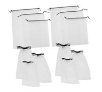 Beaupretty 12 pezzi Sacchetti Impermeabili con Coulisse per Organizer Abbigliamento Trasparenti Semitrasparenti Pe per Valigia e Casa
