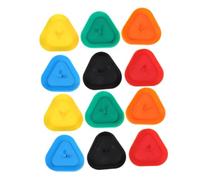 Beaupretty 12 Pezzi Supporto Triangolare per Carte da Gioco Portacarte Senza Mani per Adulti Regge Carte Stabile e Portatile per Giochi di e Attività Natalizie