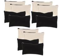 Beaupretty 12 Pz custodia in tela astuccio per matite astuccio con cerniera borsa con cerniera borsa per in tela custodia per penna multifunzione per