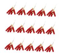 Beaupretty 15 Decorazioni Miniature DIY per Capodanno Accessori Testa Carino Morbido per Casa e Festival