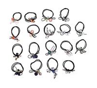 Beaupretty 18 Pollici Anello per elastico perni coda di cavallo Titolare fasce per hair clip hair pin elastik elastici corde per da donna corde per alla moda