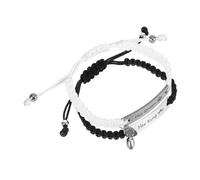 Beaupretty 1paio Bracciali Magnetici Per Acciaio Inossidabile Di Ciondolo Abbinato His Queen-king Per Per Fidanzati e Fidanzate Design Unico e Resistente