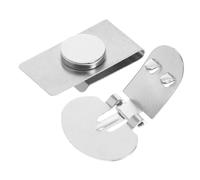Beaupretty 1Paio Fermacravatta Magnetico Invisibile Inossidabile Clip per Cravatta per Abbigliamento e Pratico Facile Applicare e Compatibile con Vari Stili Cravatte