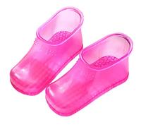 Beaupretty 1paio Scarpe Da Bagno Per Pediluvio Impermeabili e Resistenti Per Uso Domestico e Spa Con Ampio Spazio Per Benessere Dei Piedi Rosse Taglia Piccola