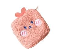 Beaupretty 1pezzi Borsa Da Toilette Creativa Per Donne Organizer Per Assorbenti Igienici Compatta e Leggera Per Ufficio e Viaggi Rosa