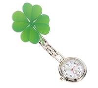 Beaupretty 1pezzi Orologio Da Tasca Portatile in Lega Per Ragazzo Ragazza Ragazza Orologio Da Polso Al Design Quattro Foglie Per Uso Scolastico e Attività All Aperto