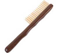Beaupretty 1pezzi Pettine Legno Di Sandalo Pettine Portatile Doppia Riga Comb Per Scalpico Naturale Per e Ragazze Protegge Nodii e Stimola La Del