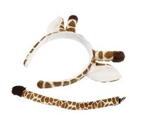 Beaupretty 1Set Costumi Giraffa per Accessori Cosplay con Cerchietto e Codino per e Intrattenimento