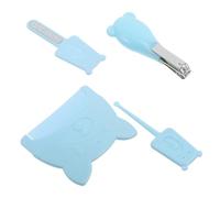 Beaupretty 1set Pettini Per Ragazza Ragazza Con Design Cartone Include Pettine Per Tagliaunghie e Pulitore Per Orecchie Set Per Blu