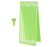 Beaupretty 1set Scrittura Braille Plastica Con Punteruolo Tavoletta Didattica Per Non Vedenti e Ipovedenti Leggera e Portatile Facile Da Usare Design Pratico Per Apprendimento e Scrittura