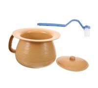 Beaupretty 1set Urinatoio Portatile Con Potty Per Adulti e Ospedale Bedpan Con Design Anti-sputo e Facile Trasportare