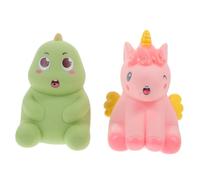 Beaupretty 2 Giochi da Bagno per Animali Cartoon Spruzzatori Morbidi e Facili da Stringere per Bagnetto e Doccia Giocattoli Divertenti per Stimolare la Motricità dei Ragazzo
