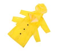 Beaupretty 2 Impermeabile per per vestiti per vestito peluche vestiti per animali domestici per da burattini stoffa Giallo