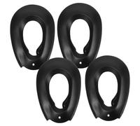 Beaupretty 2 Paia Paraorecchie Coloranti Per Cuffie Per Doccia Copriorecchie Riscaldanti Per Asciugacapelli Copriorecchie Per Tinture Per Maschera Orecchio Black Gel Di Silice