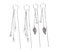 Beaupretty 2 Paia Pendenti Geometrici Foglia e per e Ragazze Leggeri e Facili Indossare Accessori Unici per Ogni Outfit