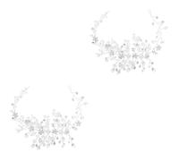 Beaupretty 2 Pezzi accessori per in cristallo copricapo da sposa in strass impostore reale accessori per da sposa per le spose fascia di cristallo per ragazze