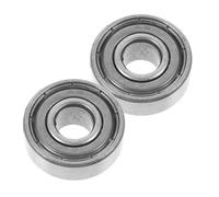 Beaupretty 2 Pezzi accessori per sedie a rotelle cuscinetti a manicotto sfere portanti Cuscinetti delle ruote parti della cuscinetti rotondi acciaio Silver