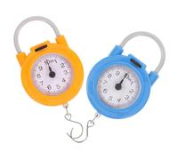 Beaupretty 2 pezzi Bilancino Elettronico con Gancio Molla Precisione per Viaggi Facile Trasportare Design Portatile e Colori