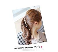 Beaupretty 2 pezzi Clip per Banana con Decorazione Fermagli per Chignon e Cavallo Clip per Pratici e Eleganti per Occasione
