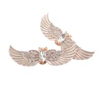 Beaupretty 2 Pezzi Clip per Scarpe Sposa Cristallo con Fibbie Decorativa Rosa per Accessorio per Matrimonio e